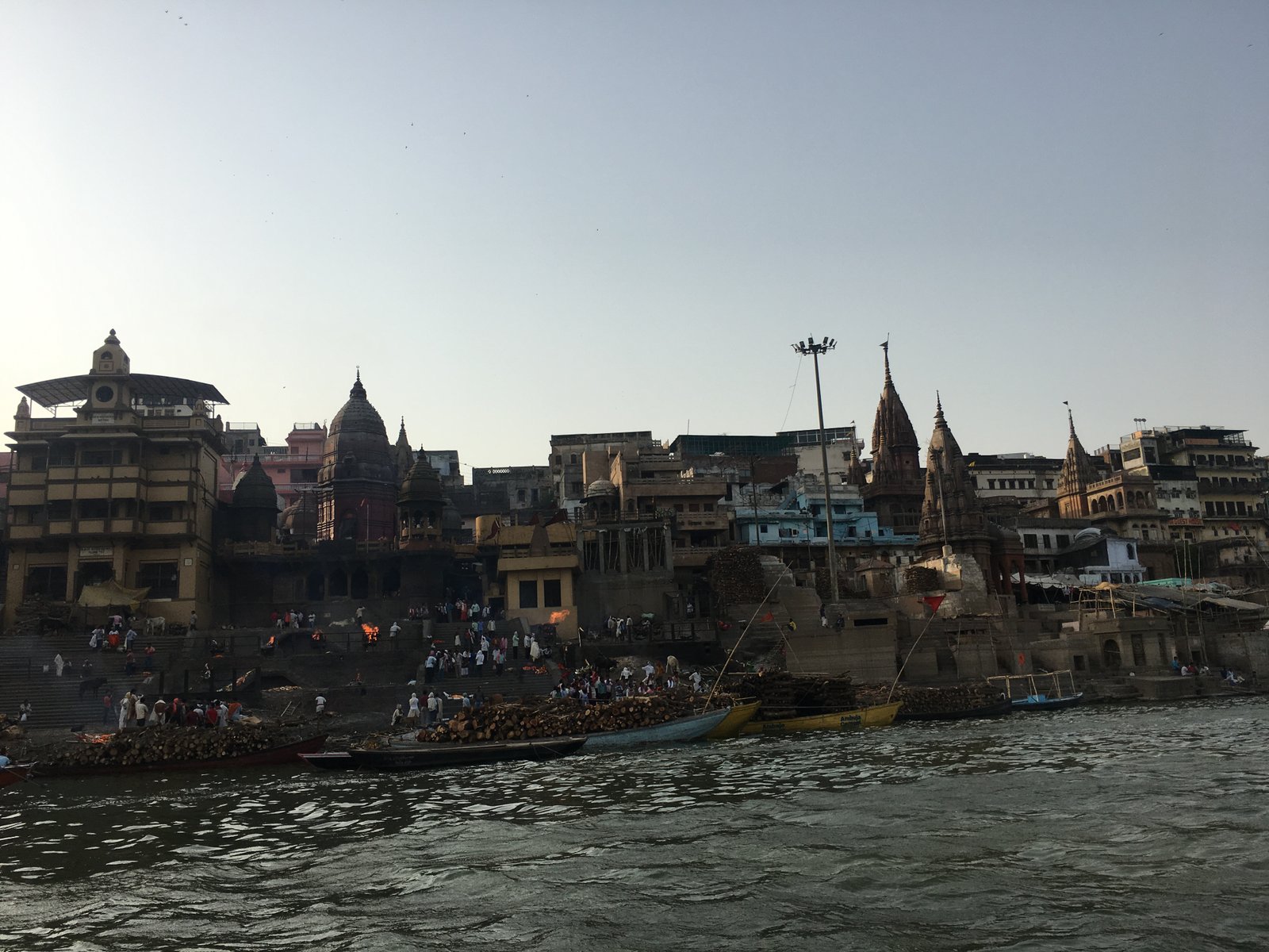 The Ganga riverfront in Varanasi, photographed by Rashid Jorvee in 2017.